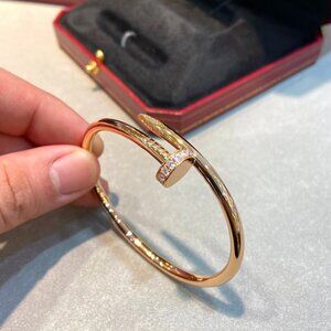 Cartier nail bracelet in rose gold